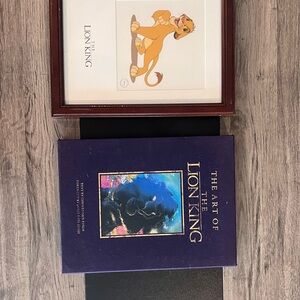 The Art of The Lion King Book and Sericel Set